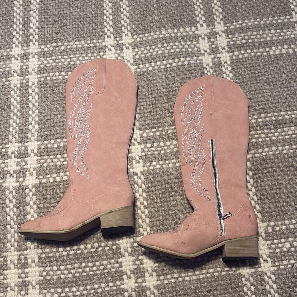 Pink Western Cowboy Boots